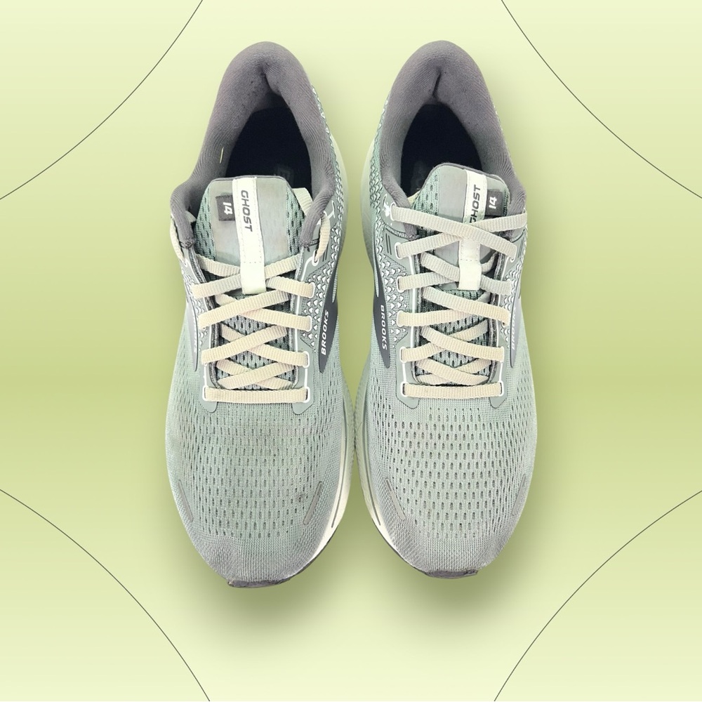 Brooks Ghost 14 Running Shoes Mens Size 11 D Medium Grey Alloy DNA Loft 3D Print - Picture 10 of 16